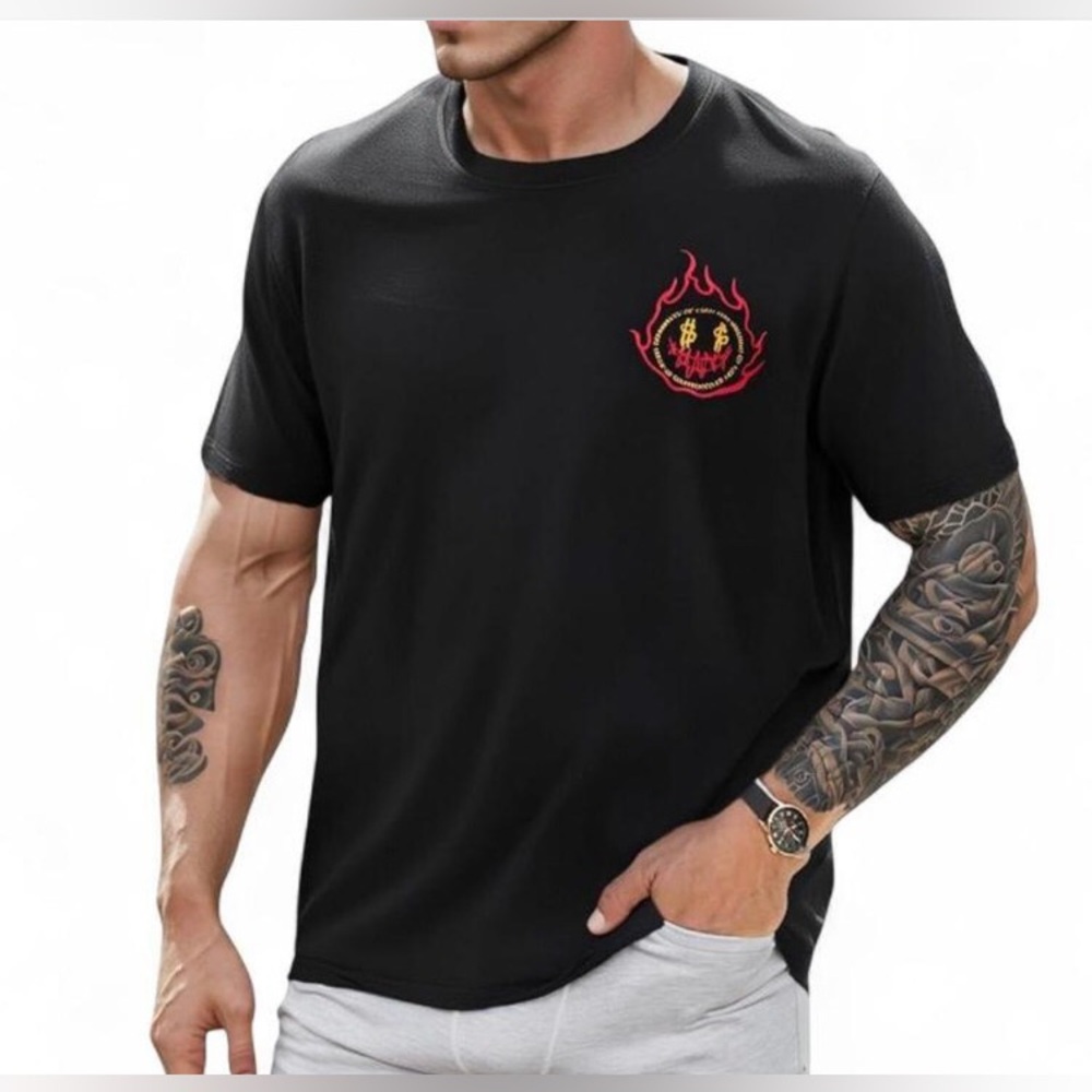 Romwe Men’s This is Our World T-shirt New With Tags Size M.